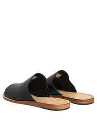 Dolce & Gabbana Dolce & Gabbana Brown Leather Slides Sandals Flats Men Men's Shoes