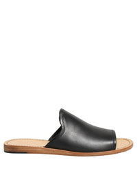 Dolce & Gabbana Dolce & Gabbana Brown Leather Slides Sandals Flats Men Men's Shoes