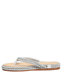 Dolce & Gabbana Dolce & Gabbana Silver Rope Slides Sandals Flip Flops Men's Shoes