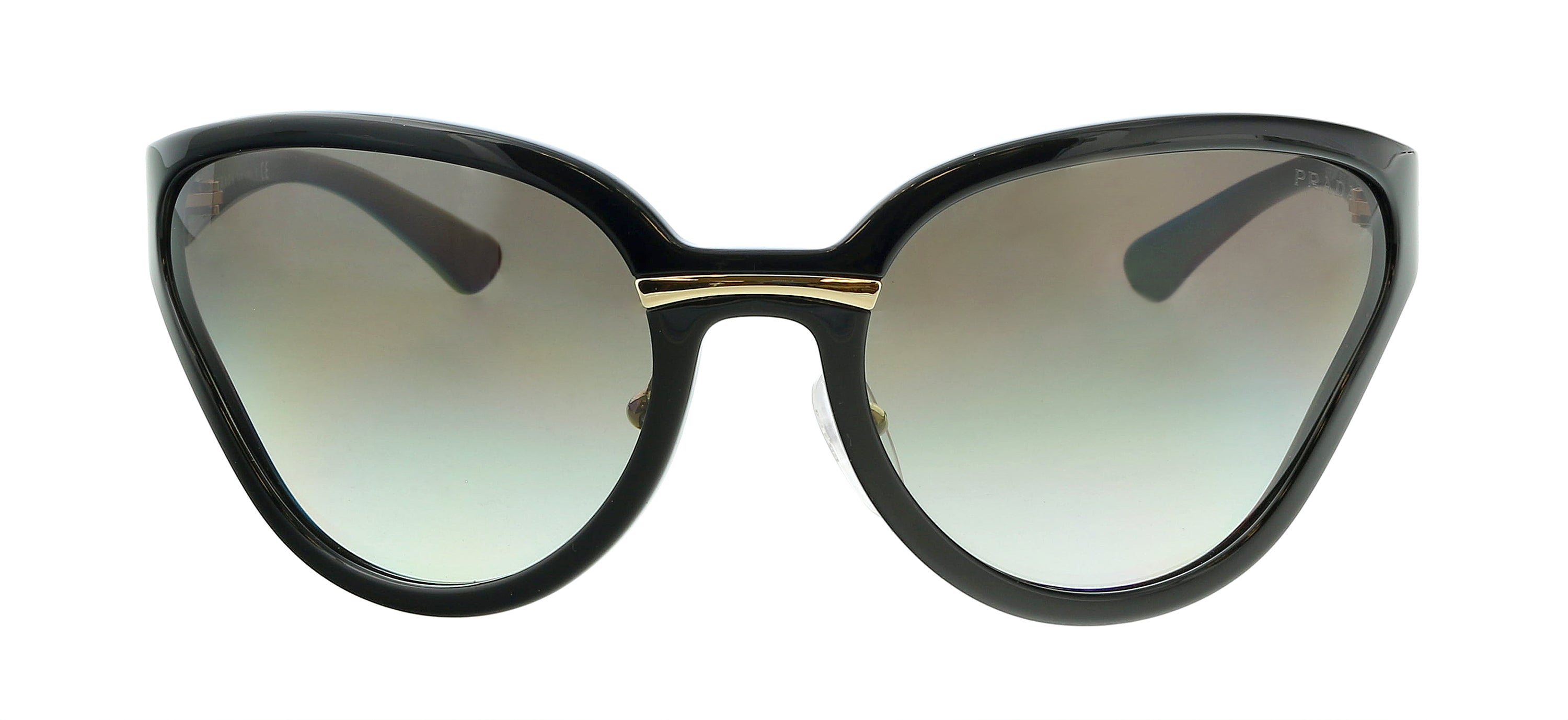 Prada Black Cateye 0PR 22VS 1AB0A7 Sunglasses