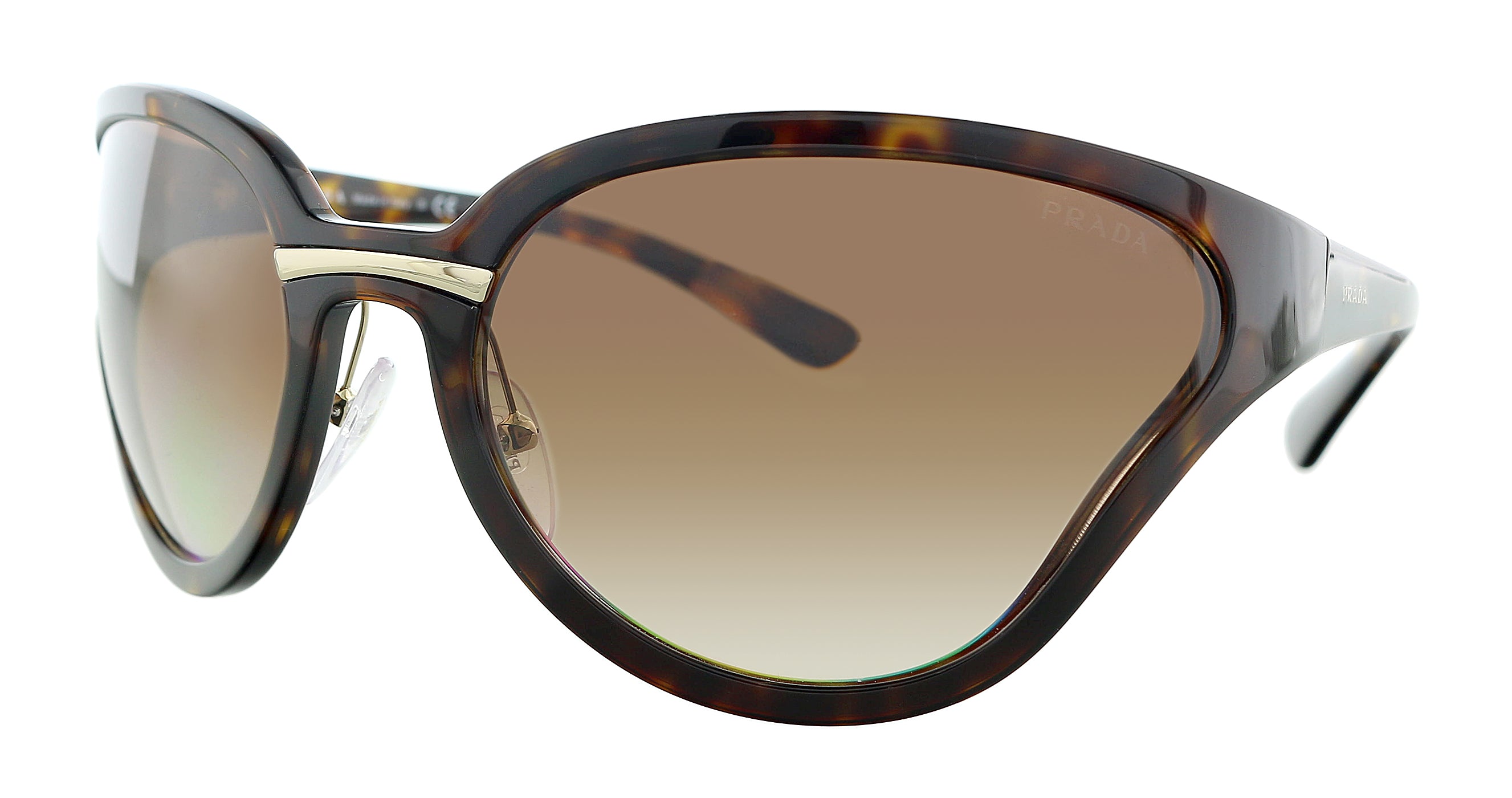 Prada Havana Cateye 0PR 22VS 2AU6S1 Sunglasses