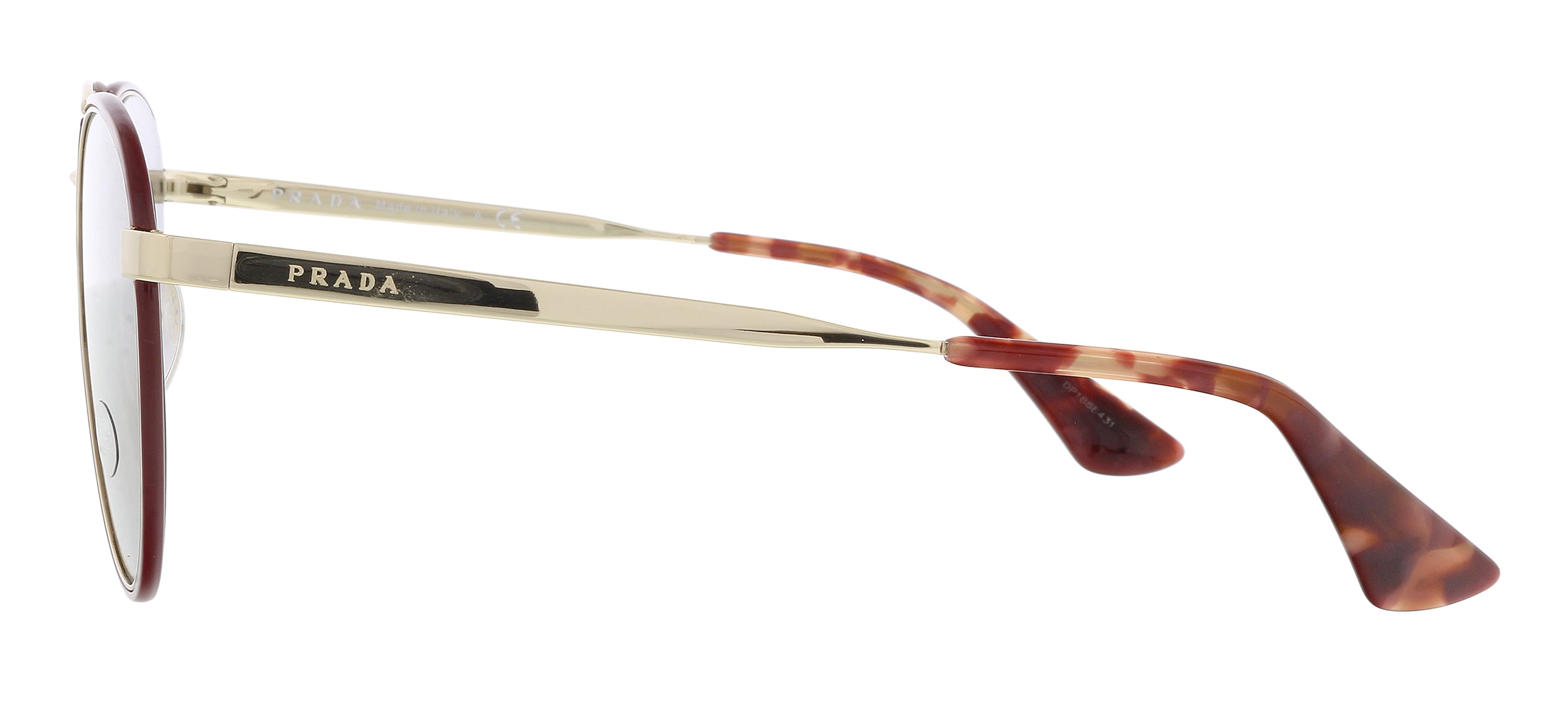 Prada Bordeaux Round 0PR 63TS VIY6X1 Sunglasses
