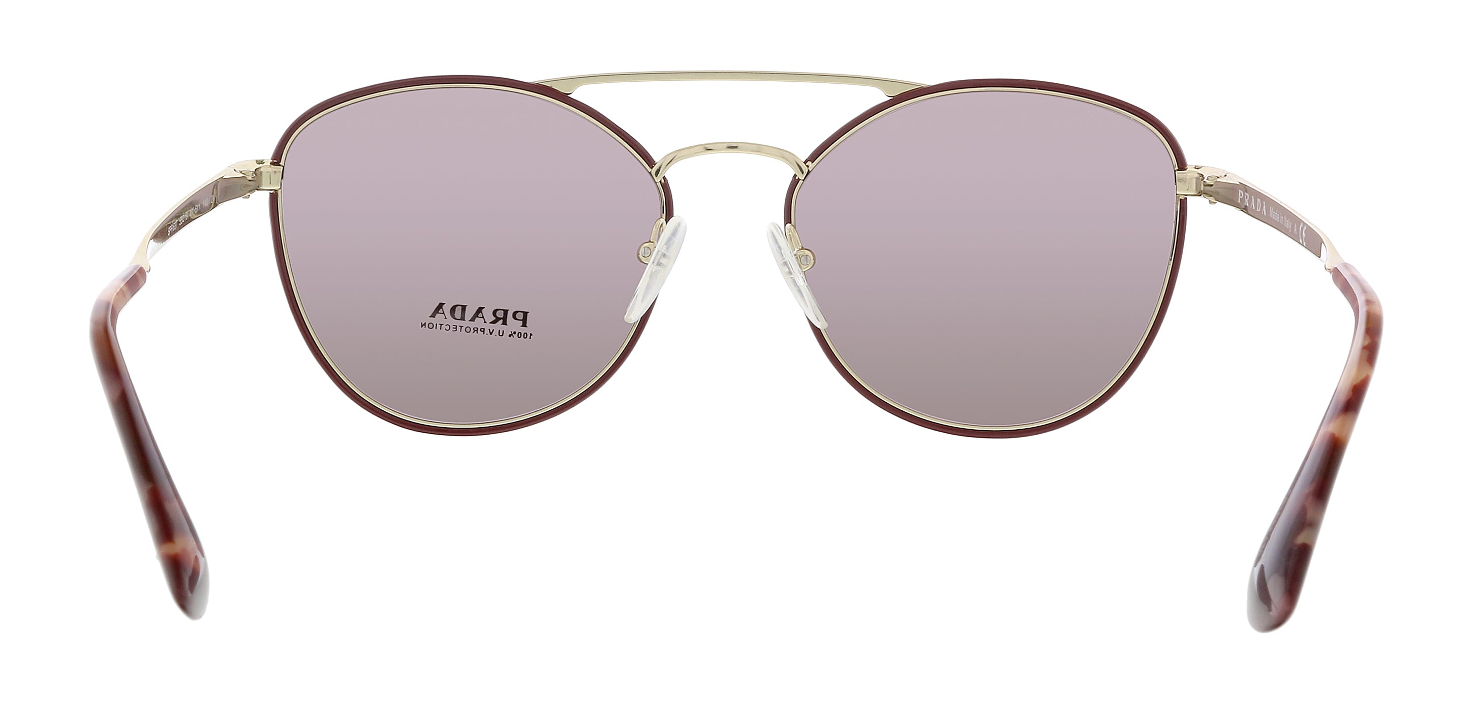 Prada Bordeaux Round 0PR 63TS VIY6X1 Sunglasses