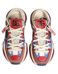 Dolce & Gabbana Multicolor Low Top Airmaster Sneakers Men's Shoes