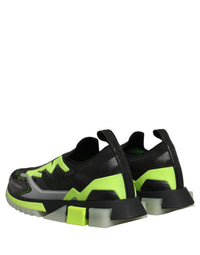 Dolce & Gabbana Dolce & Gabbana Black Green Sorrento Low Top Sneakers Men's Shoes