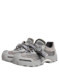 Dolce & Gabbana Gray Airmaster Panelled Low Top Men Sneakers Men's Shoes