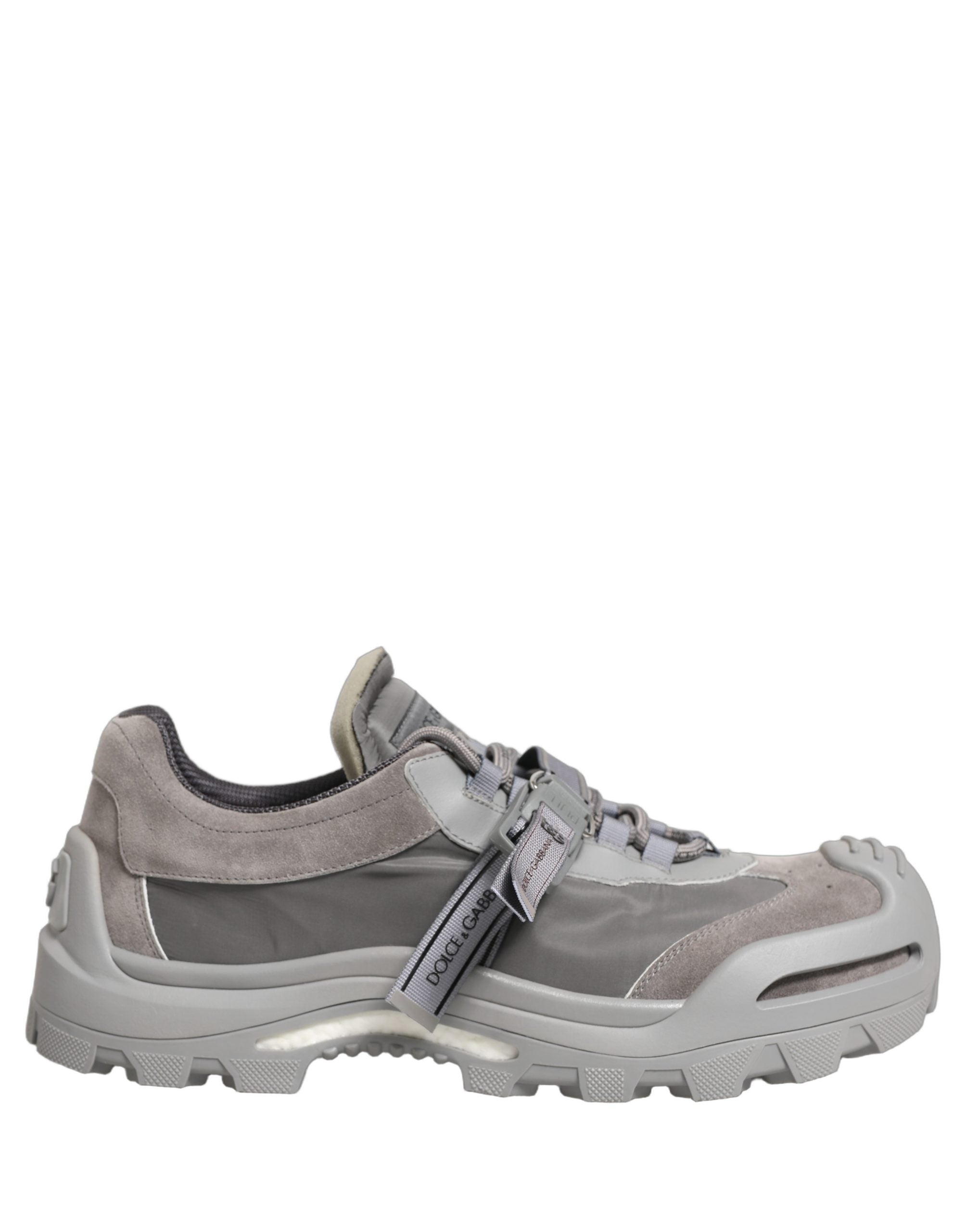 Dolce & Gabbana Gray Airmaster Panelled Low Top Men Sneakers Men's Shoes