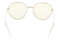 Prada Pale Gold Round 0PR 65XS ZVN01F Sunglasses