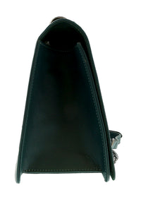 Pierre Cardin Teal Leather Medium Structured Shoulder Bag