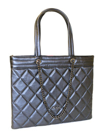 Pierre Cardin Large Black Structured Square Shoulder Bag