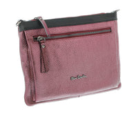 Pierre Cardin Campari Leather Structured Square Shoulder Bag