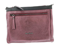 Pierre Cardin Campari Leather Structured Square Shoulder Bag