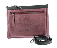 Pierre Cardin Campari Leather Structured Square Shoulder Bag