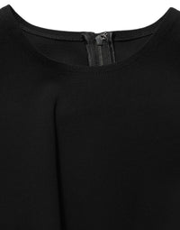 Dolce & Gabbana Black Cut Out Detail Sleeveless Maxi Women's Dress