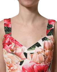Dolce & Gabbana Dolce & Gabbana Multicolor Floral Cropped Bustier Tank Women's Top