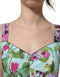 Dolce & Gabbana Dolce & Gabbana Multicolor Floral Cropped Bustier Tank Women's Top