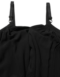 Dolce & Gabbana Dolce & Gabbana Black Sleeveless Floral Lace Tank Blouse Women's Top
