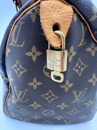 Louis Vuitton LOUIS VUITTON Speedy 30 Monogram Handbag (Authentic Pre-Loved)