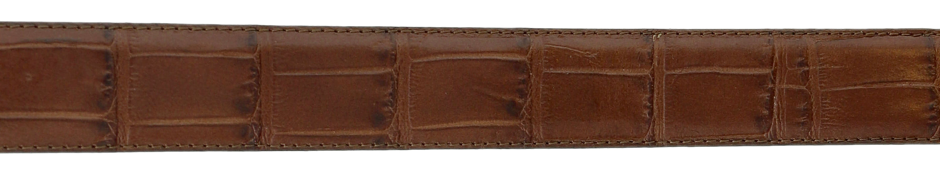 Pierre Cardin Brown Embossed Classic Buckle Adjustable Belt Adjustable Mens Belt-