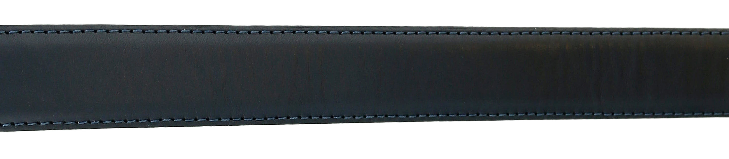 Pierre Cardin Navy Blue Smooth Classic D-Ring Adjustable Belt Adjustable Mens Belt-