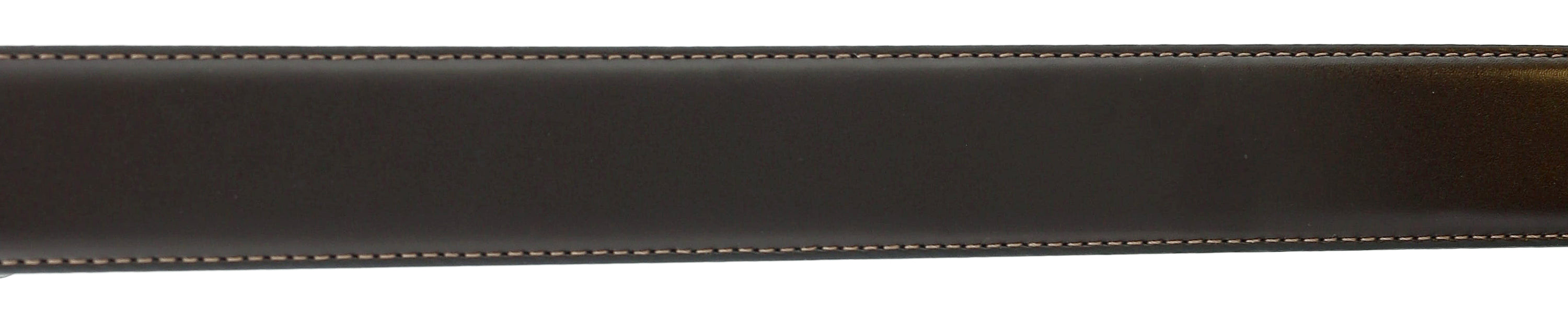 Pierre Cardin Brown Smooth Classic D-Ring Adjustable Belt Adjustable Mens Belt-