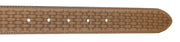 Pierre Cardin Light Brown Weave Textured Classic D-Ring Adjustable Belt Adjustable Mens Belt-