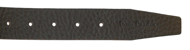 Pierre Cardin Canvas Leather Green Classic D-Ring Adjustable Buckle Adjustable Mens Belt-