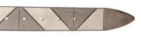 Pierre Cardin Distressed Light Brown Classic Silver D-Ring Adjustable Belt Adjustable Mens Belt-