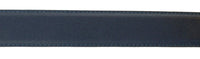 Pierre Cardin Navy Blue Textured Classic Silver D-Ring Adjustable Belt Adjustable Mens Belt-