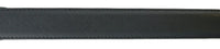 Pierre Cardin Black Textured Classic Silver D-Ring Adjustable Belt Adjustable Mens Belt-