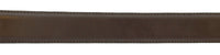 Pierre Cardin Dark Brown Classic Silver D-Ring Adjustable Belt Adjustable Mens Belt-