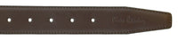 Pierre Cardin Dark Brown Classic Silver D-Ring Adjustable Belt Adjustable Mens Belt-