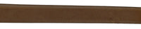 Pierre Cardin Dark Brown Classic Square Silver D-Ring Adjustable Belt Adjustable Mens Belt-