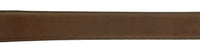 Pierre Cardin Brown Classic Square Silver D-Ring Adjustable Belt Adjustable Mens Belt-48