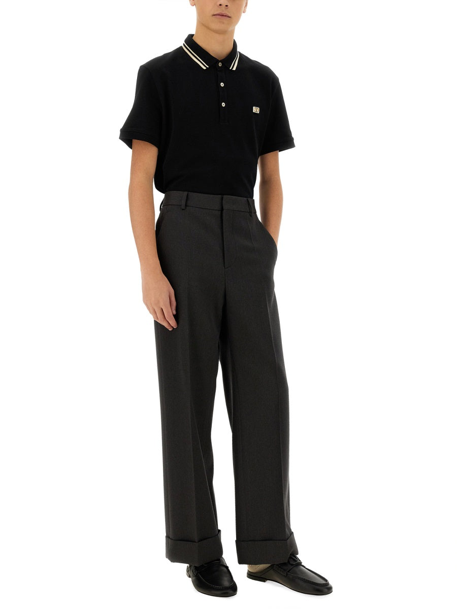 Valentino Men Piquet Polo