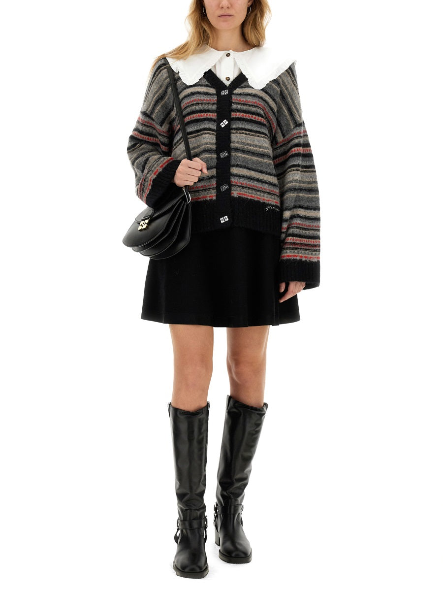 Ganni Women Boxy Fit Cardigan