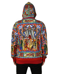 Dolce & Gabbana Dolce & Gabbana Multicolor Glamzilla Hooded Men Sweatshirt Men's Sweater