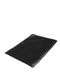 Dolce & Gabbana Dolce & Gabbana Black #DGFamily Embellished Leather Clutch Borse Men's Bag