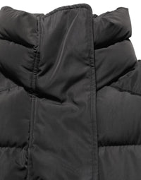 Dolce & Gabbana Black Polyester Sleeveless Padded Men Puffer Women's Jacket