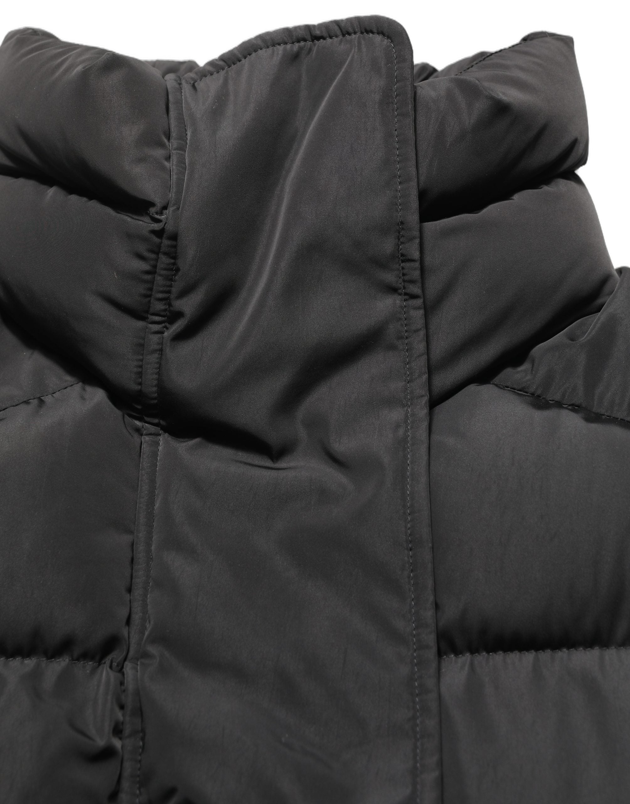 Dolce & Gabbana Black Polyester Sleeveless Padded Men Puffer Women's Jacket