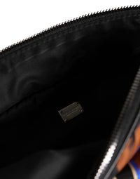 Dolce & Gabbana Dolce & Gabbana Brown Tiger Print Nylon Fanny Waist Pack Borse Men Men's Bag