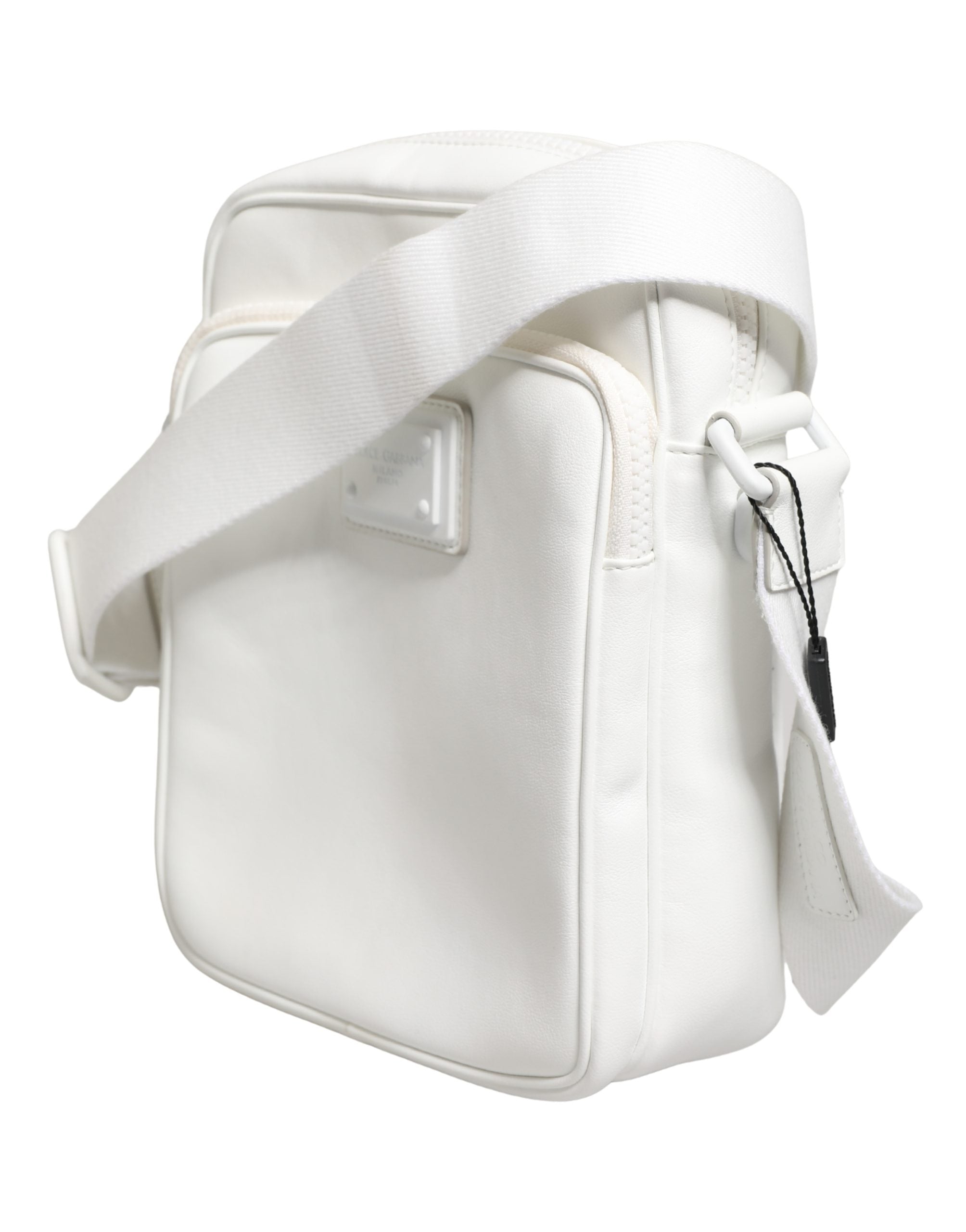 Dolce & Gabbana Dolce & Gabbana White Logo Plaque Crossbody Shoulder Borse Men Men's Bag