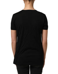 Dolce & Gabbana Dolce & Gabbana Black Wool Crew Neck Short Sleeves Men Women's T-shirt