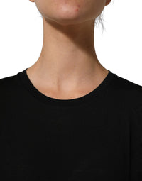 Dolce & Gabbana Dolce & Gabbana Black Wool Crew Neck Short Sleeves Men Women's T-shirt