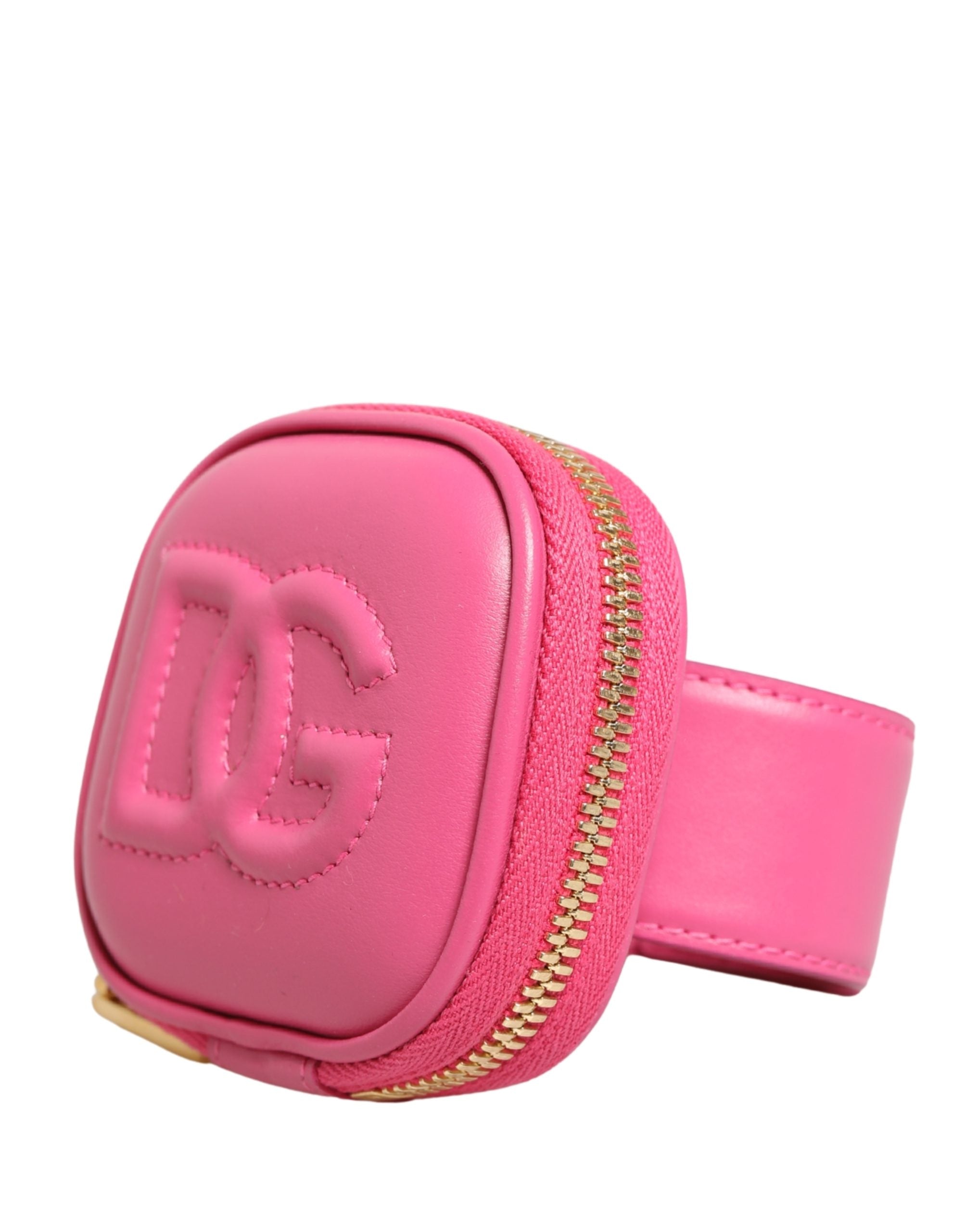 Dolce & Gabbana Dolce & Gabbana Pink Calf Leather DG Logo MULTIFUNCTIONAL KIT Borse Women's Bag