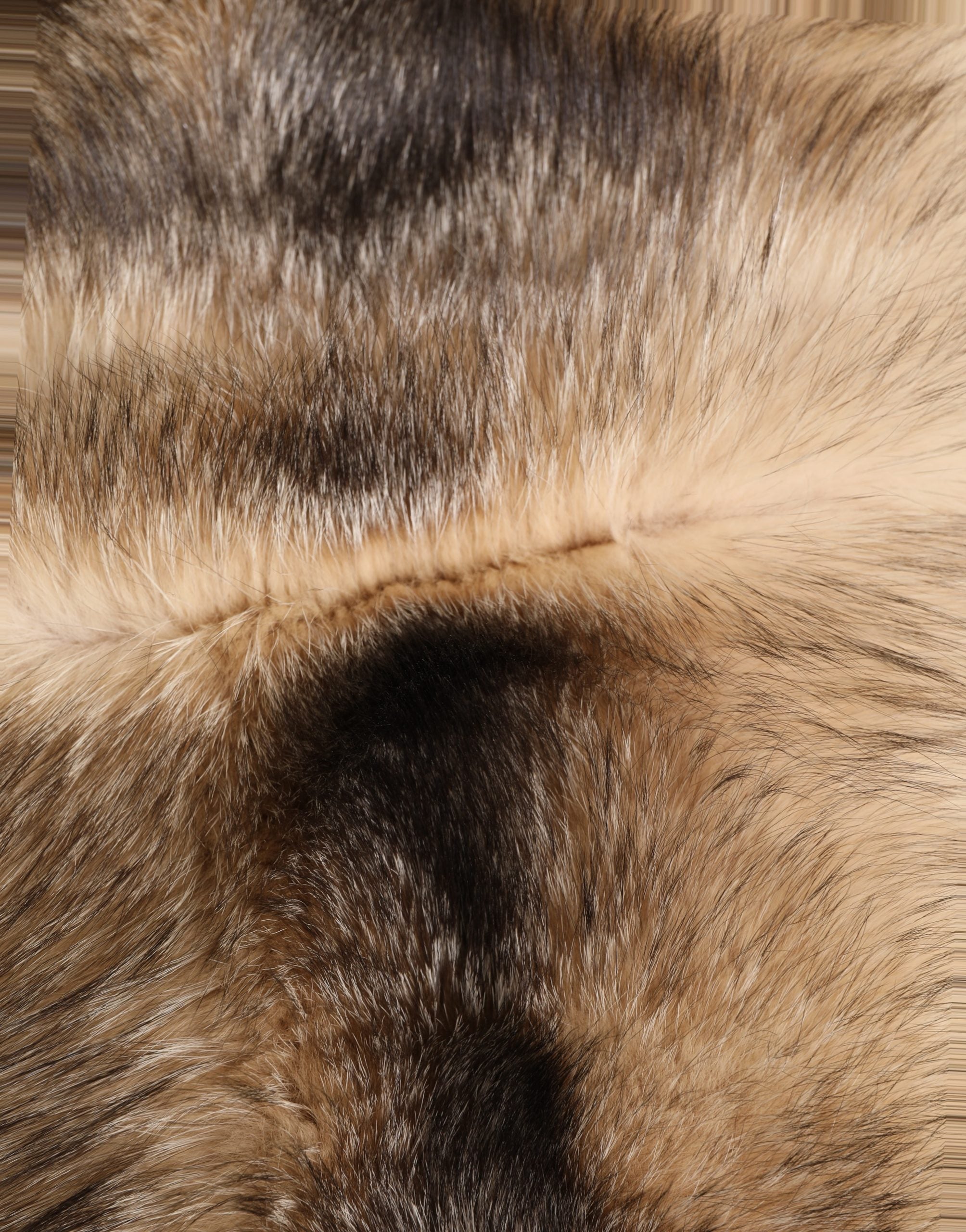 Dolce & Gabbana Dolce & Gabbana Brown Frost Fox Fur Neck Warmer Winter Women's Scarf