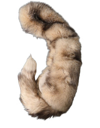 Dolce & Gabbana Dolce & Gabbana Brown Frost Fox Fur Neck Warmer Winter Women's Scarf