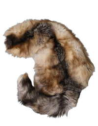 Dolce & Gabbana Dolce & Gabbana Brown Frost Fox Fur Neck Warmer Winter Women's Scarf