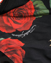 Dolce & Gabbana Black Floral Print One Piece Swimsuit Women's Swimwear