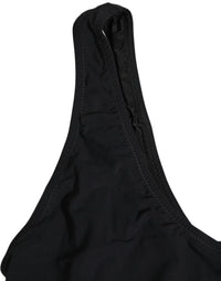 Dolce & Gabbana Black Cutout Logo One Piece Swimsuit Women's Swimwear